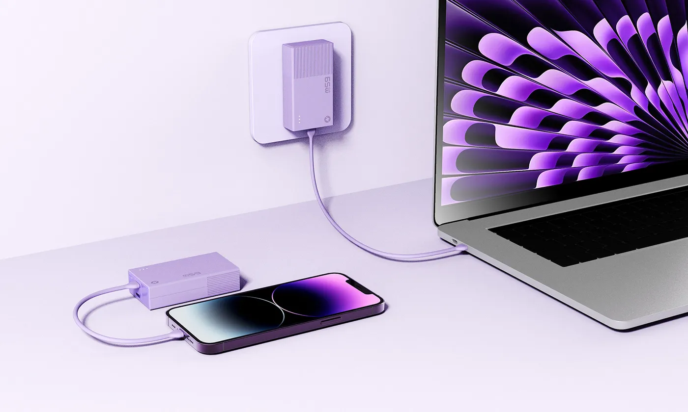 2 in 1 power bank charger product design