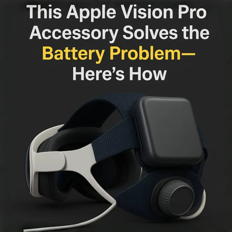 This Apple Vision Pro Accessory Solves the Battery Problem—Here’s How