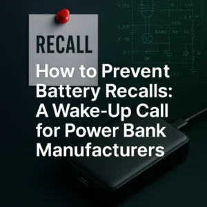 Read more about the article How to Prevent Battery Recalls: A Wake-Up Call for Power Bank Manufacturers