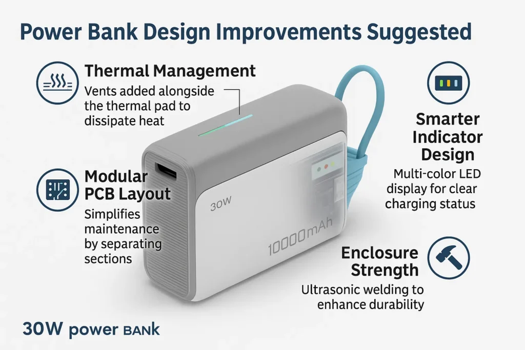 power bank design improvement