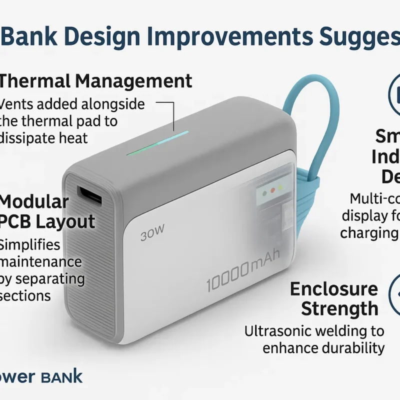 30W Power Bank Teardown & Design Improvement Guide